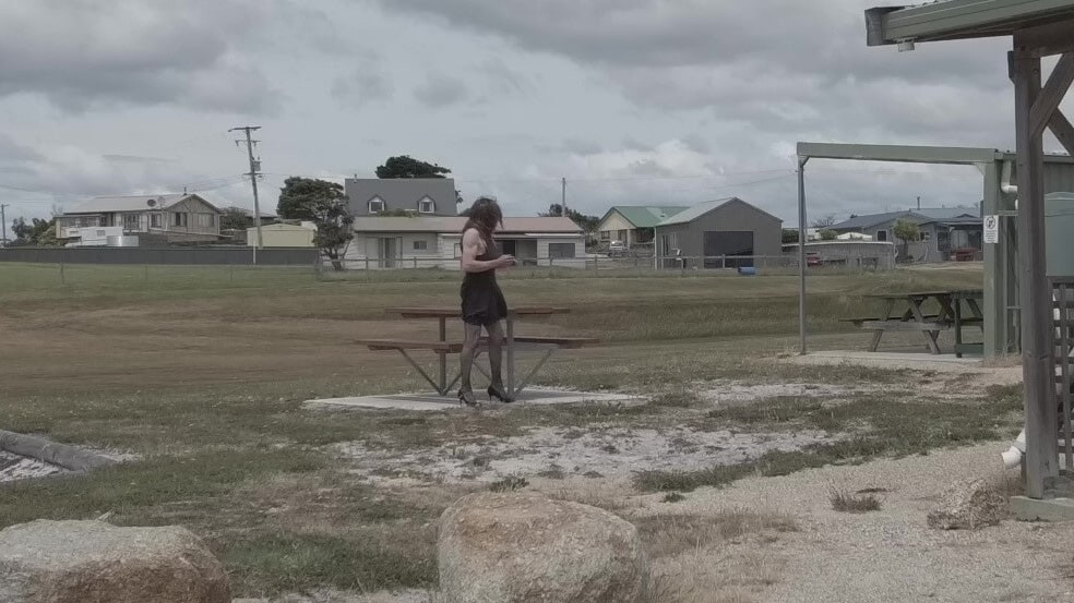 Crossdress Roadtrip - Coastal Fishing Village park #9