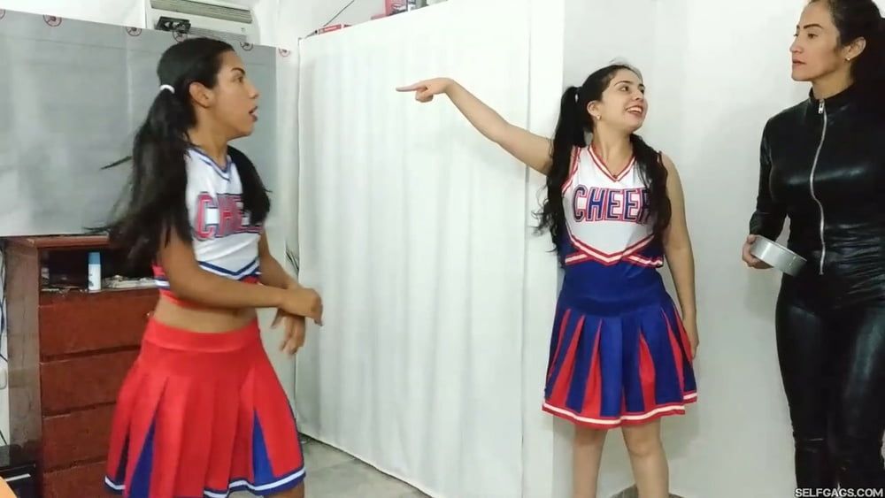 Cheerleader Rival Girls In Bondage