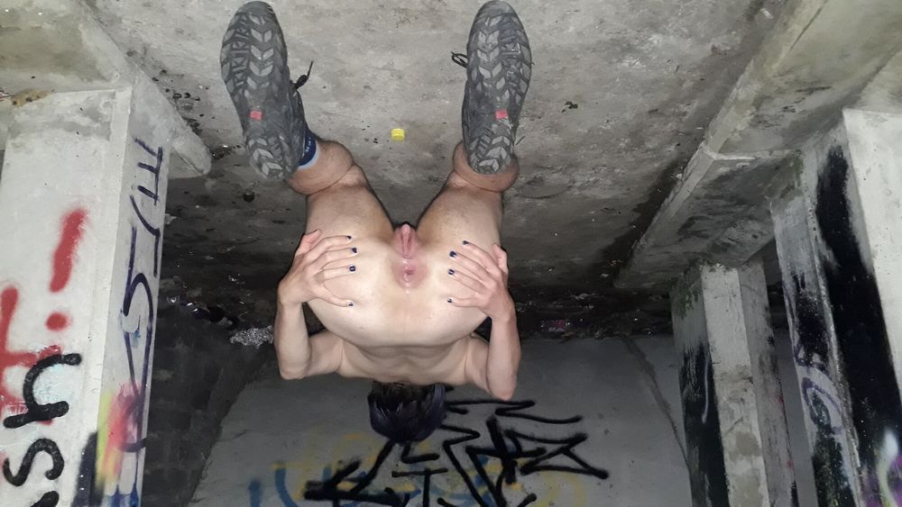 Trans boy slut at the skatepark #3