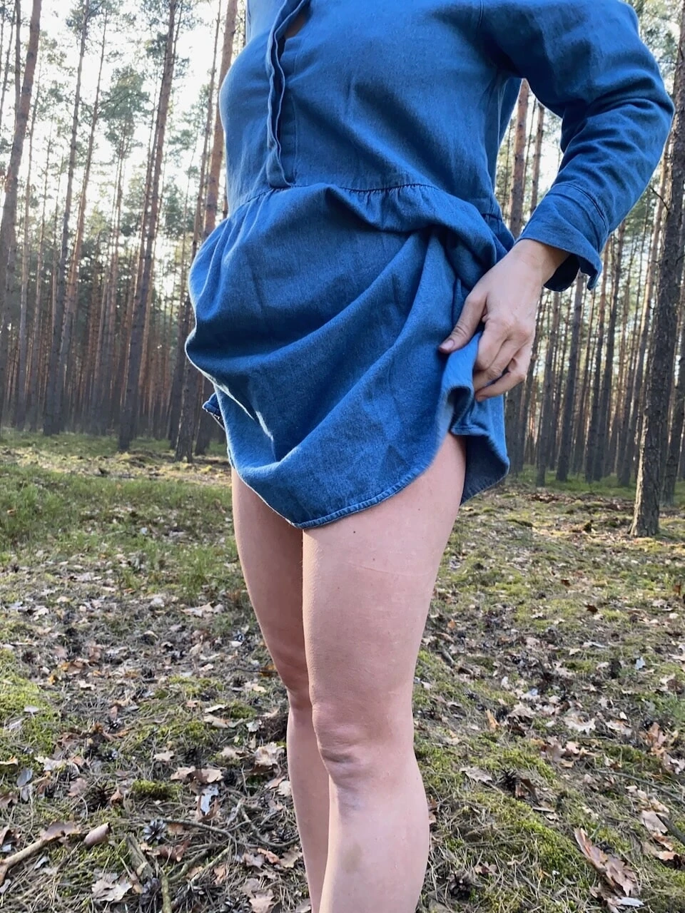 Strip down in the forest, wander freely. #15