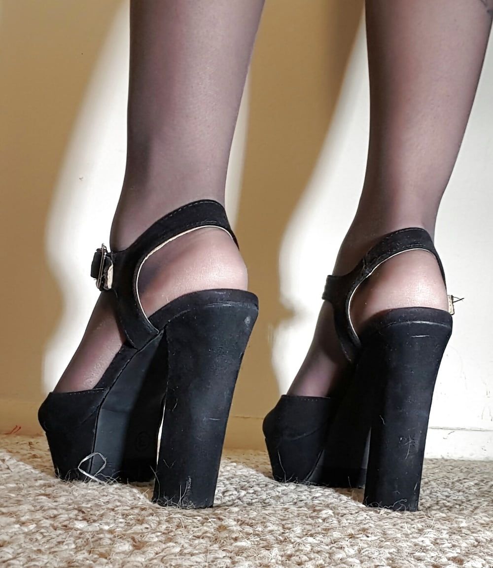 Black Heels and Black Pantyhose #7