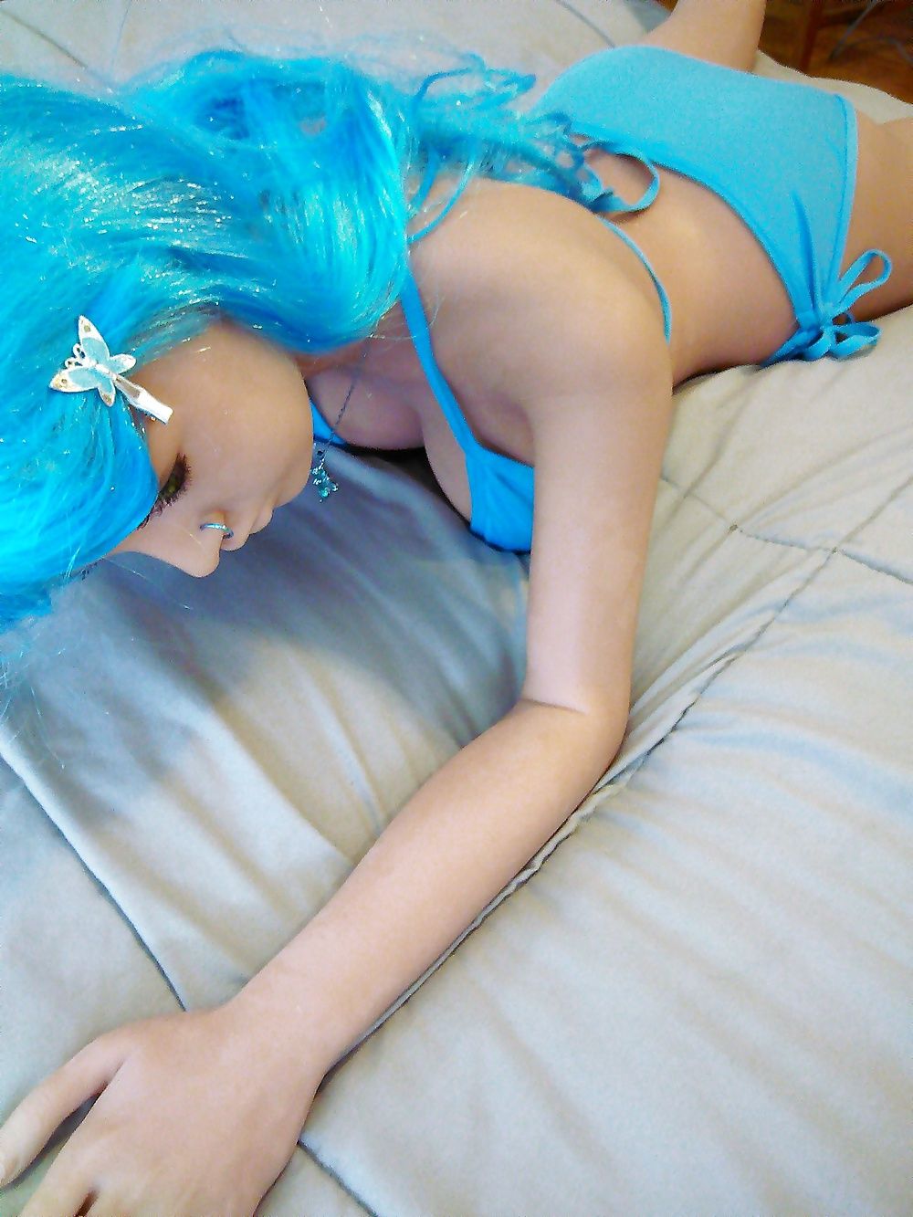 Nina's blue bikini 2 #14