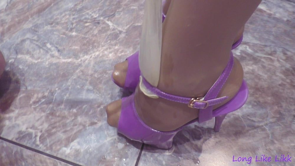 I put on purple shoes #21