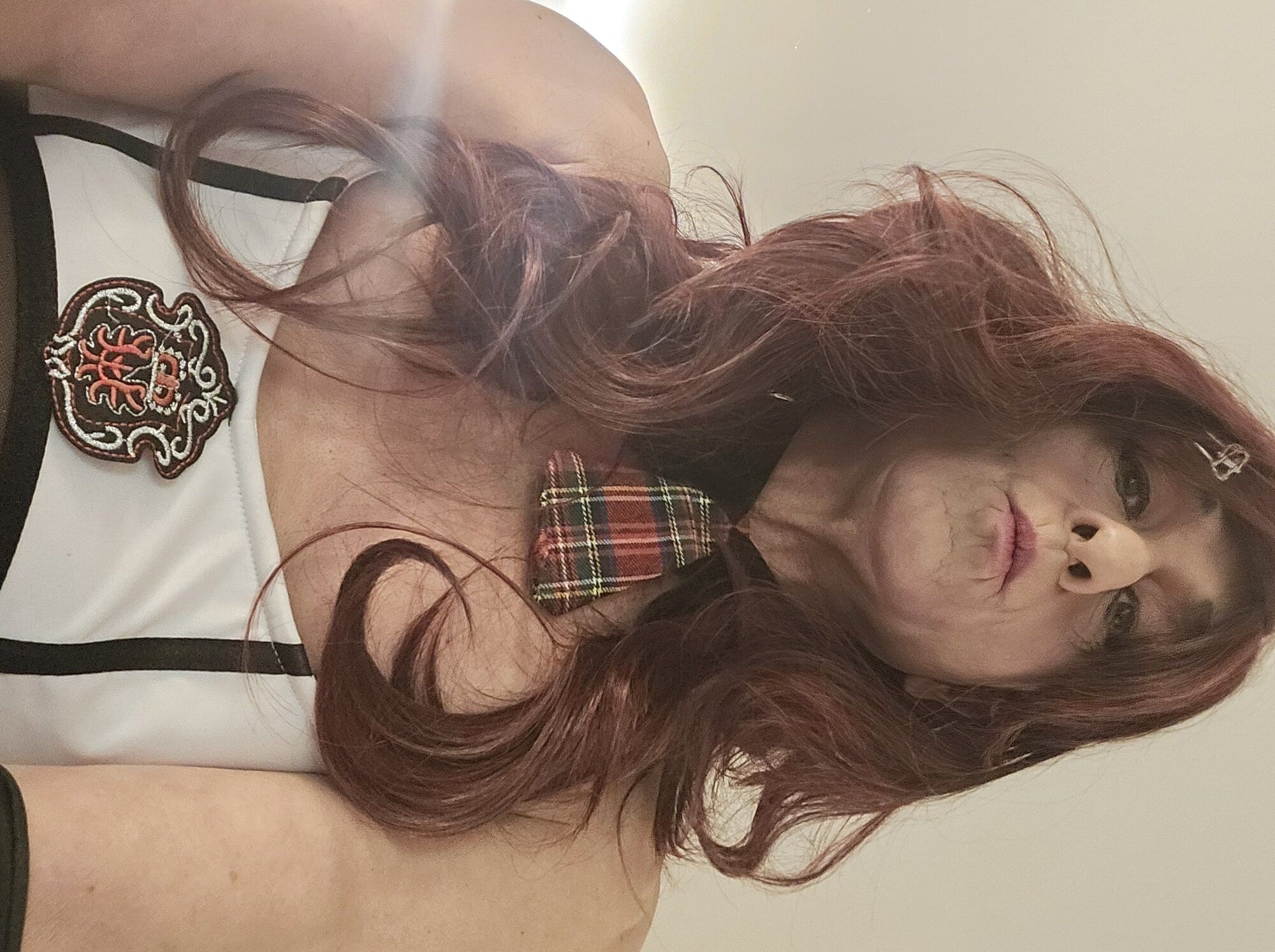 Being all pretty sissy crossdresser with a new look #15