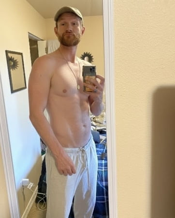 6'6" 250lb straight DL dad showing off his big cock