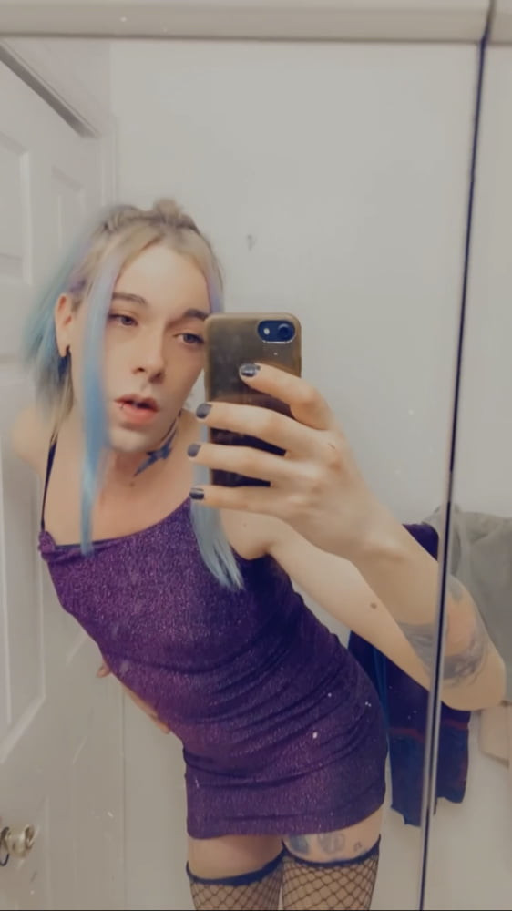 Hot Purple Minidress Slut #38