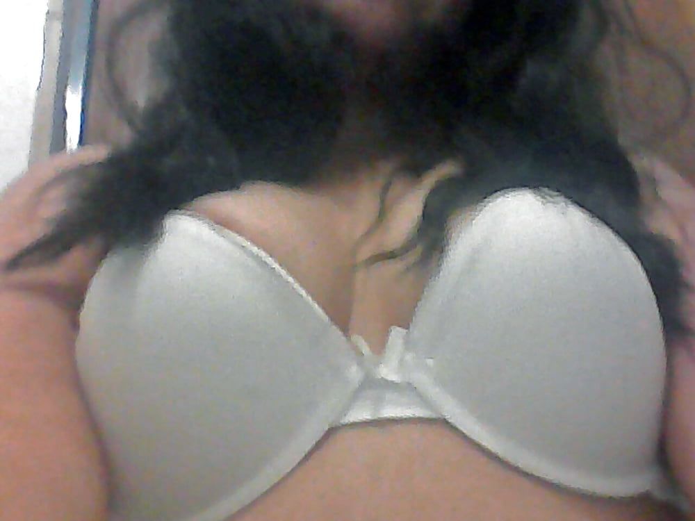 white bra