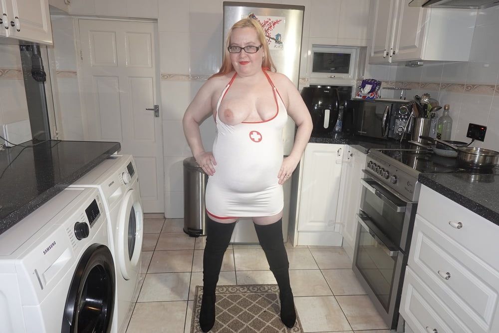 Naughty Nurse in Thigh Boots #3