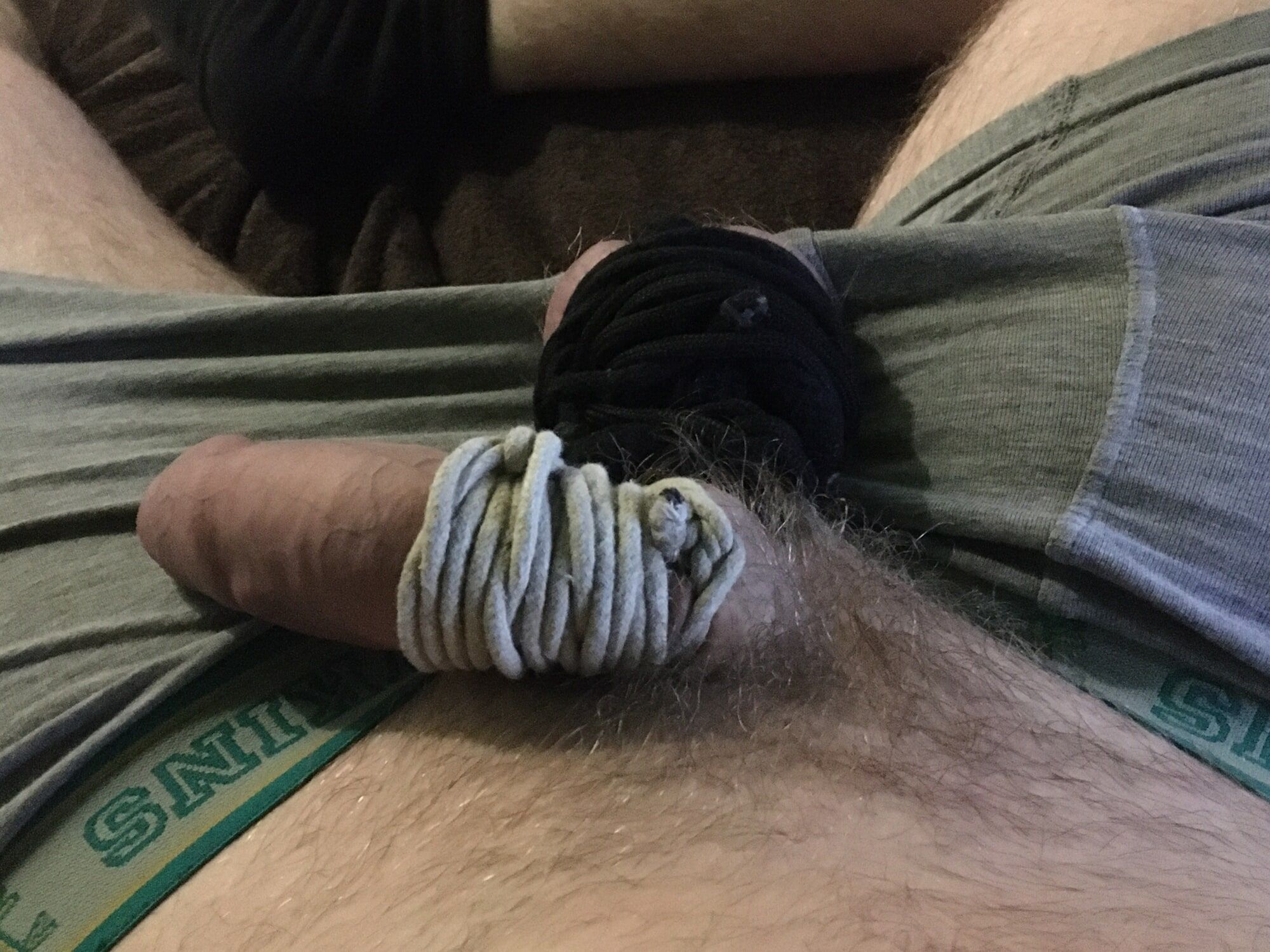 Hairy Dick And Cum Filled Balls Bound #45