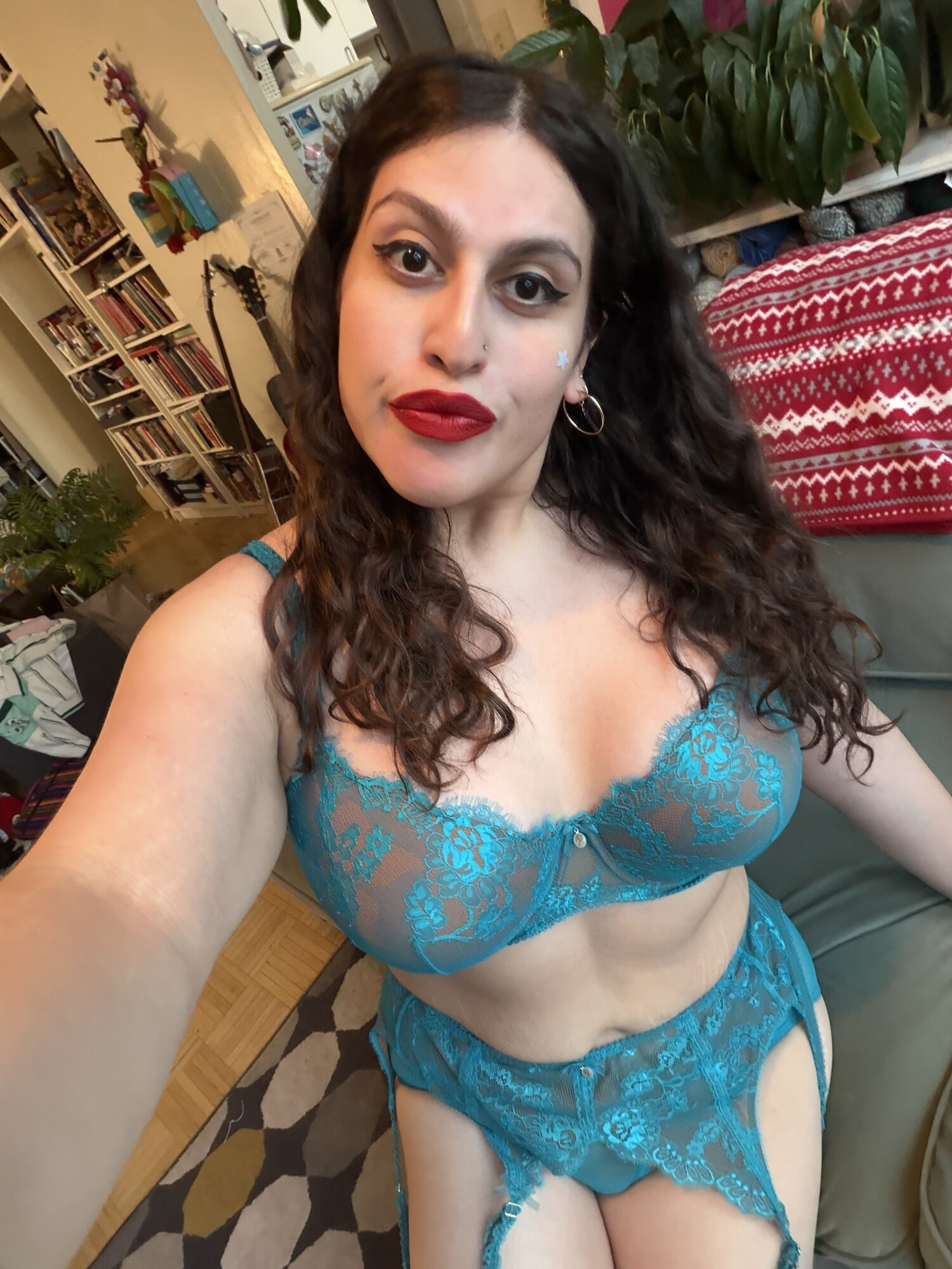 Vintage blue lingerie  #14