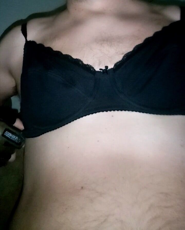 BI nipples in wife's bra #9