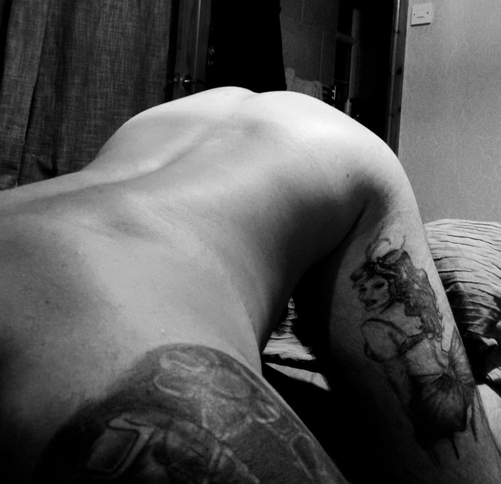 BW bent over doggy waiting and thong  #14