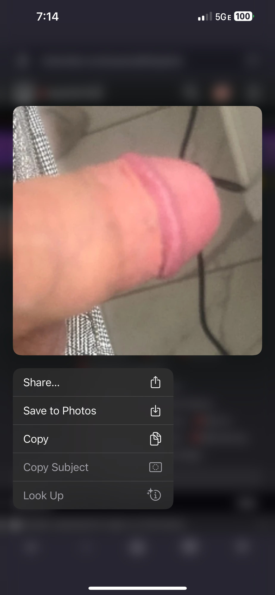 Dick over checkerboard #3