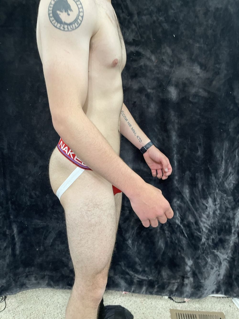 Showing off more skin in jocks! #9