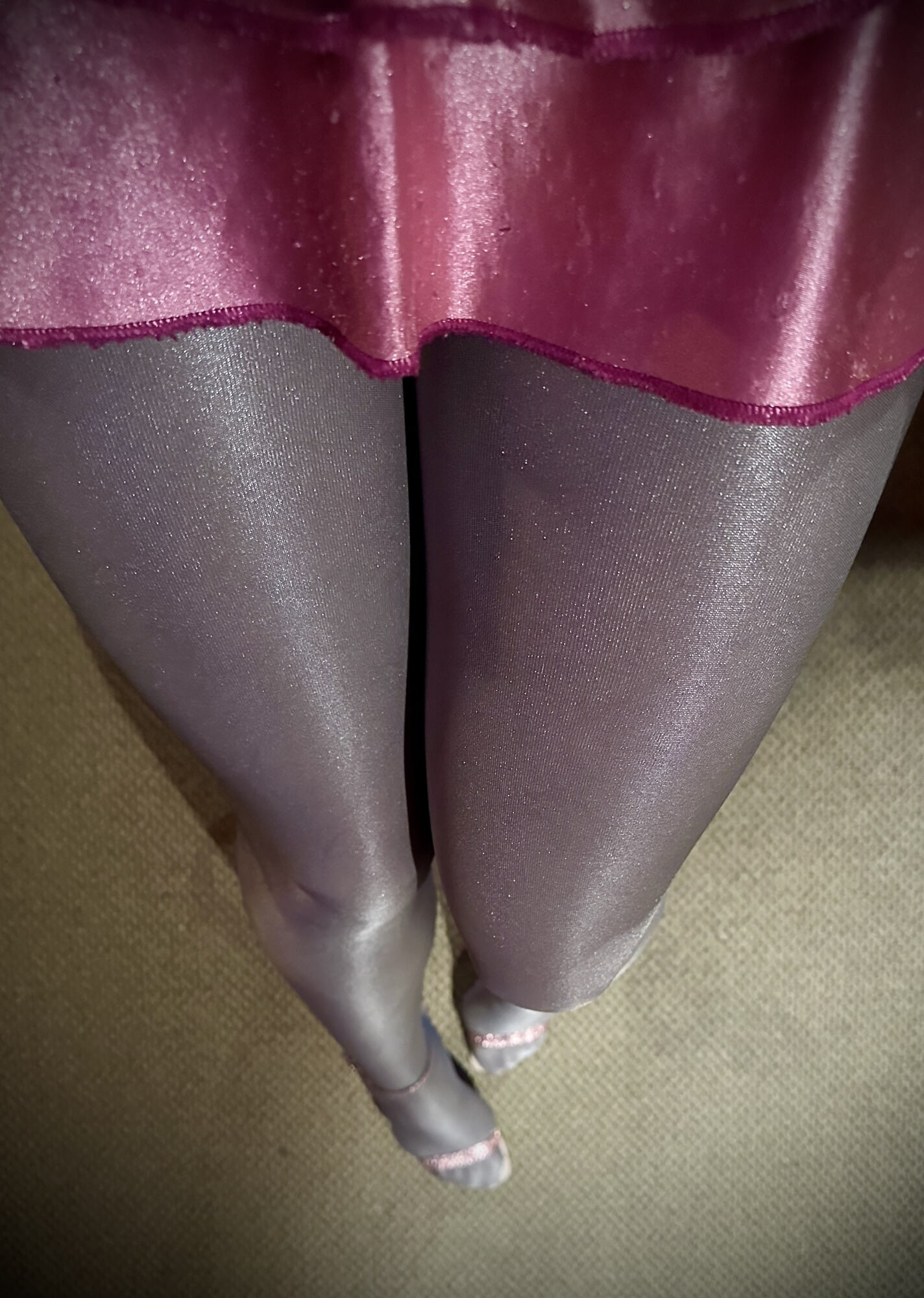 Would you like to caress my legs in shiny pantyhose? #11