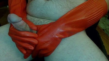 Red Rubber Gloves!