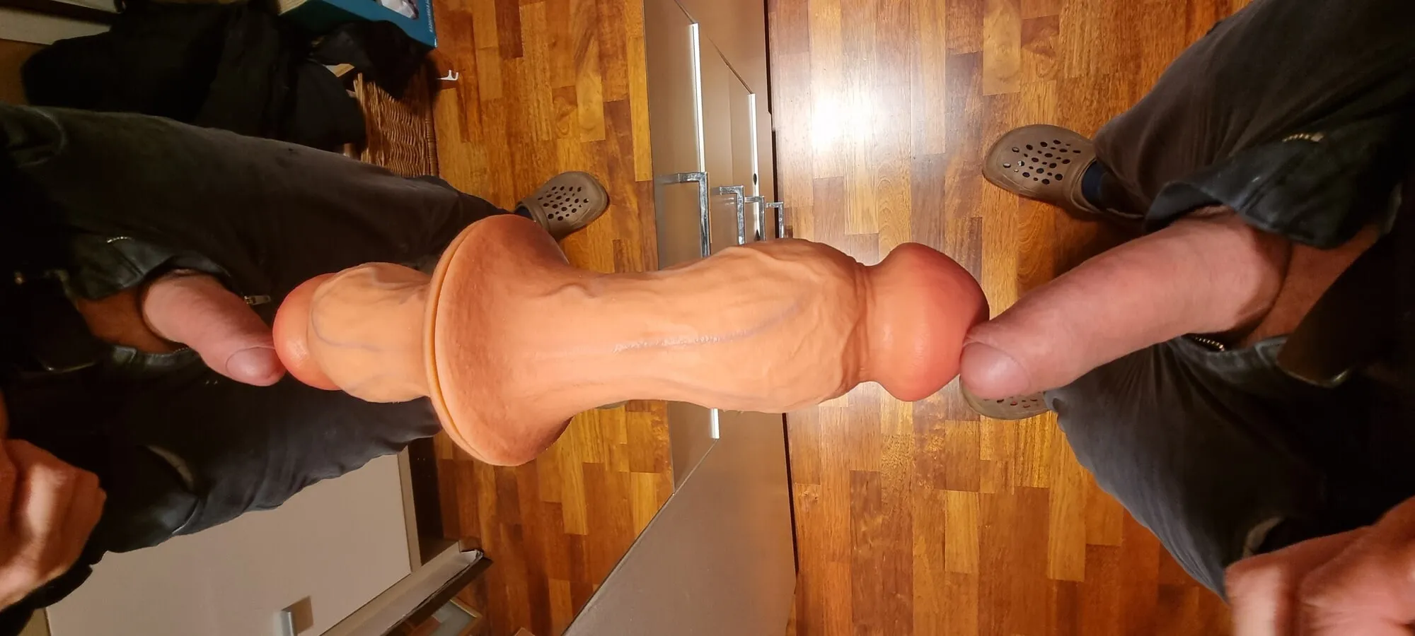 Two of five new monster dildo....soooo big!