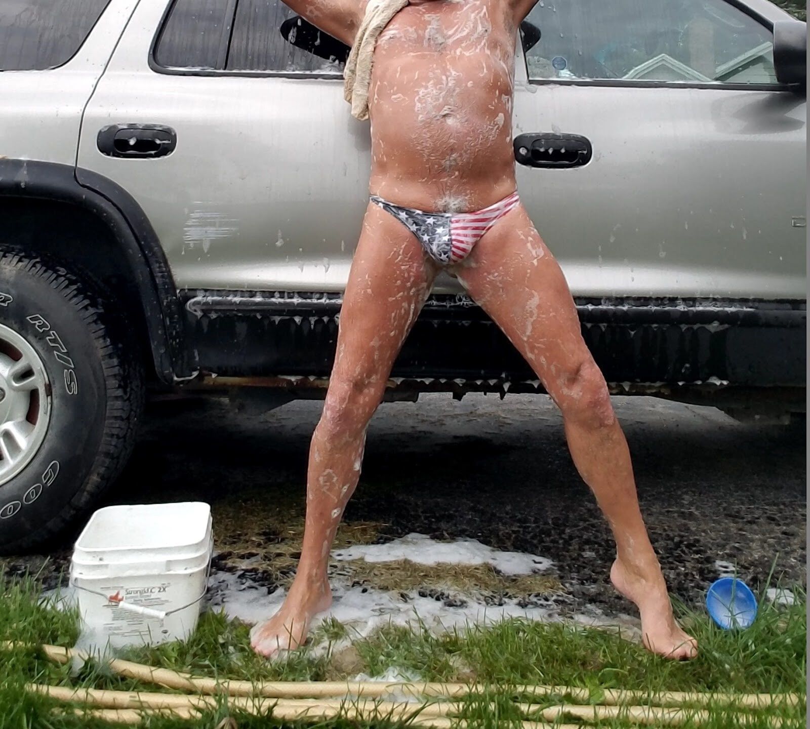 Nude Car Wash in Public #42