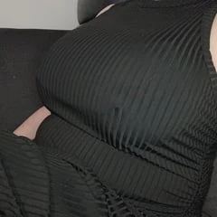Black slip dress