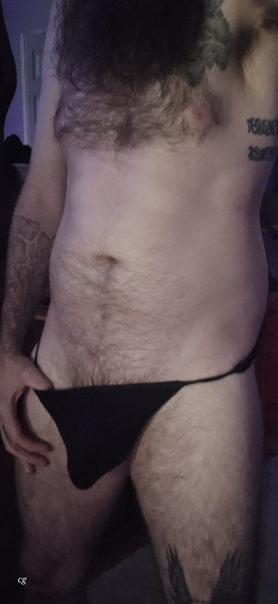 Black g string #5