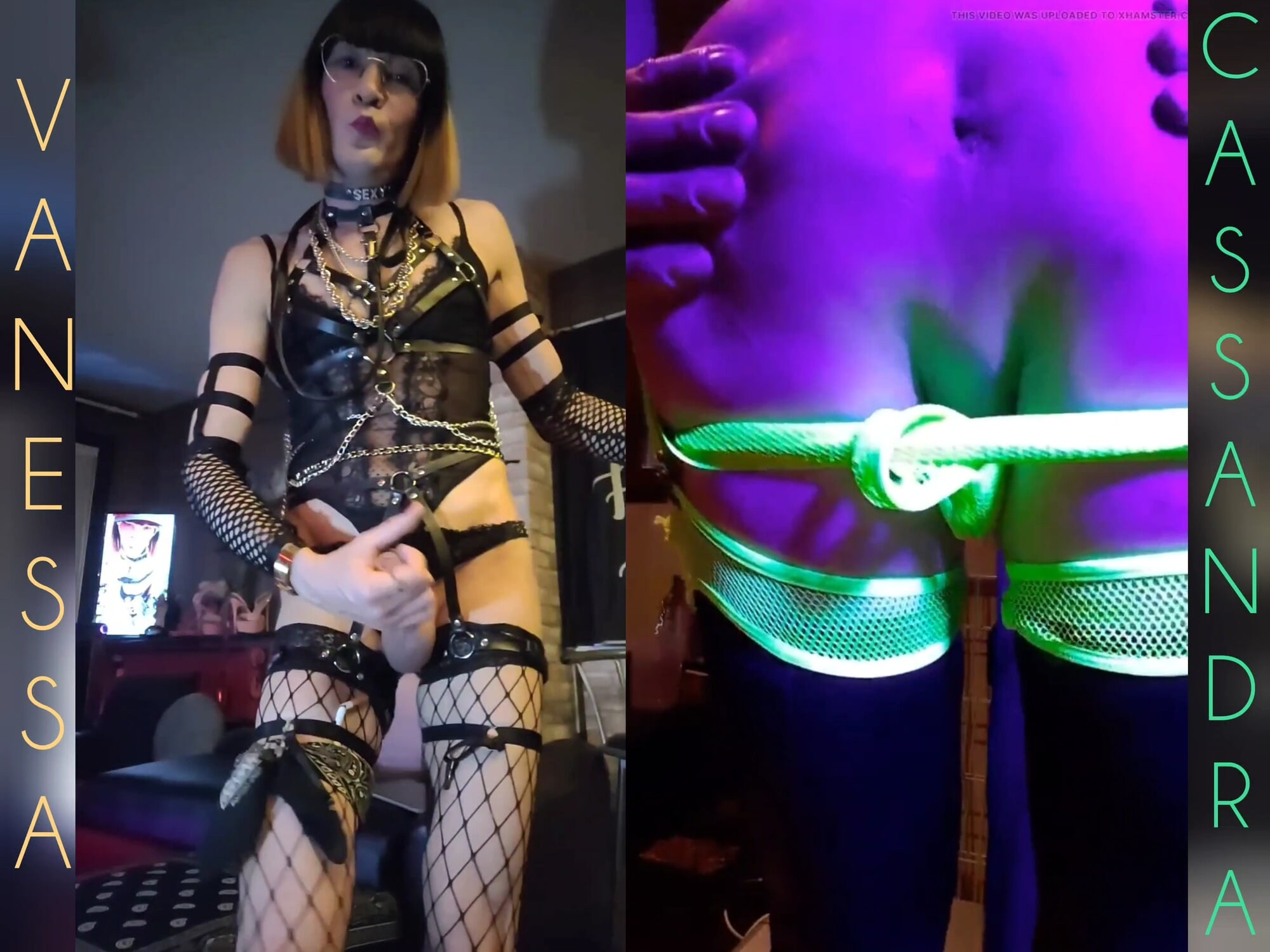 CasSandra LADzi e VaneSsaBiTCHx 1ere CoLLAB BdsM FLuo #12
