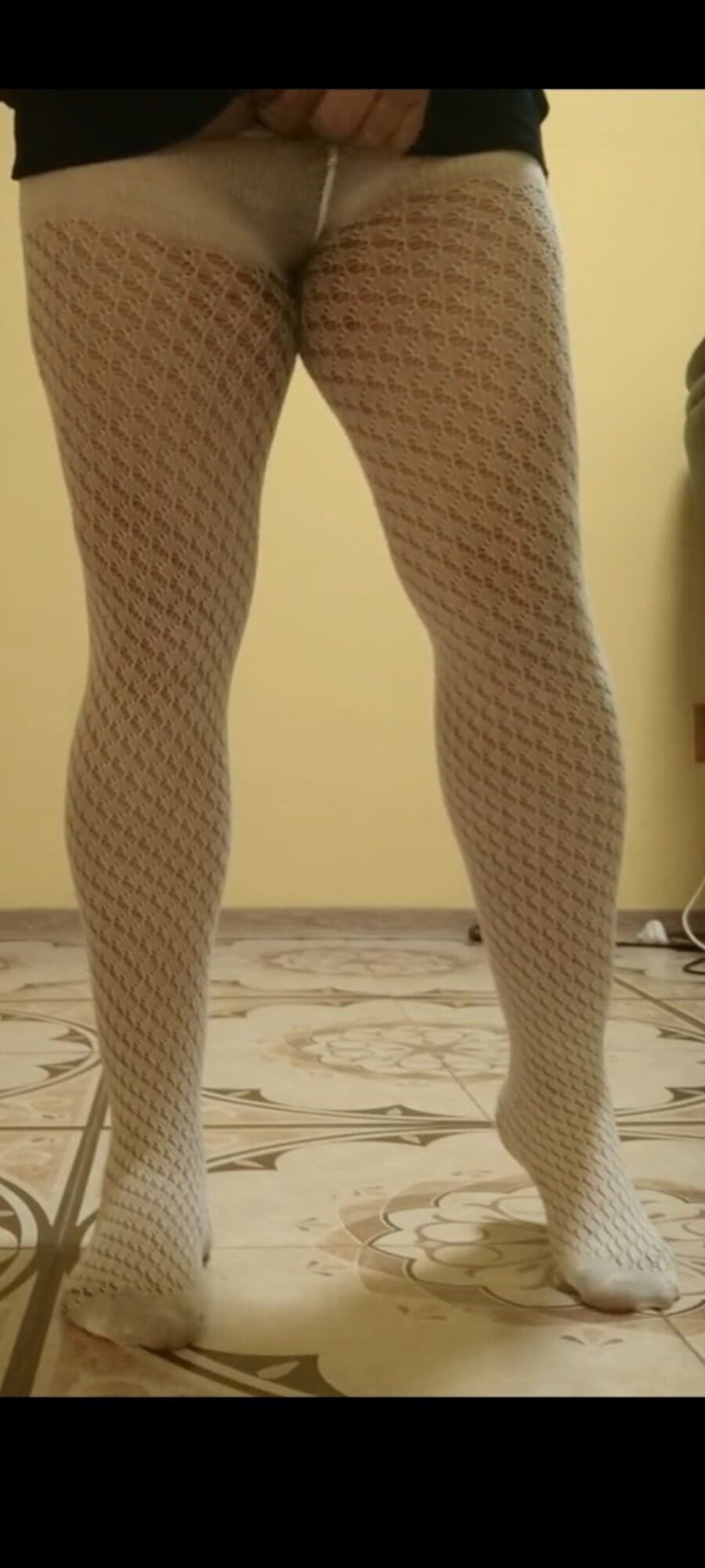 Pantyhose patterned