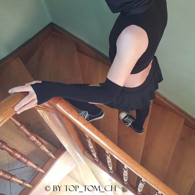 Femboy on stairs #4