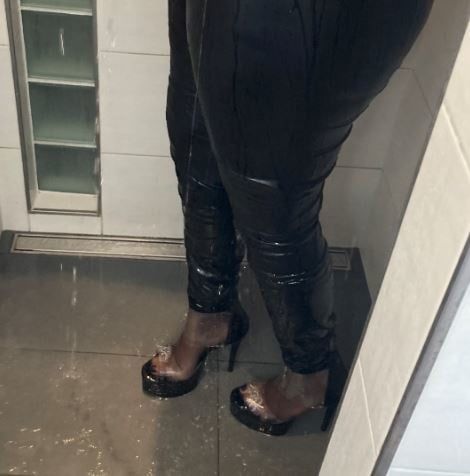 Leggings, Boots and Masturbation in Shower #7