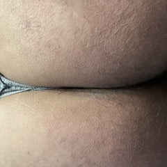 Fat ass straight daddy in thong
