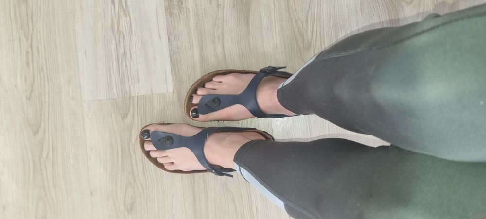 my feet in Sandals #38