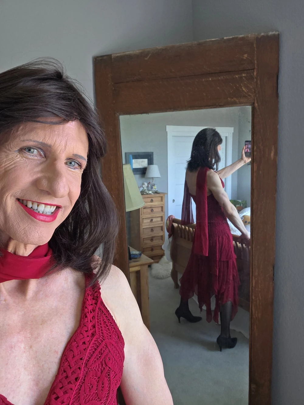 Red dress two #4