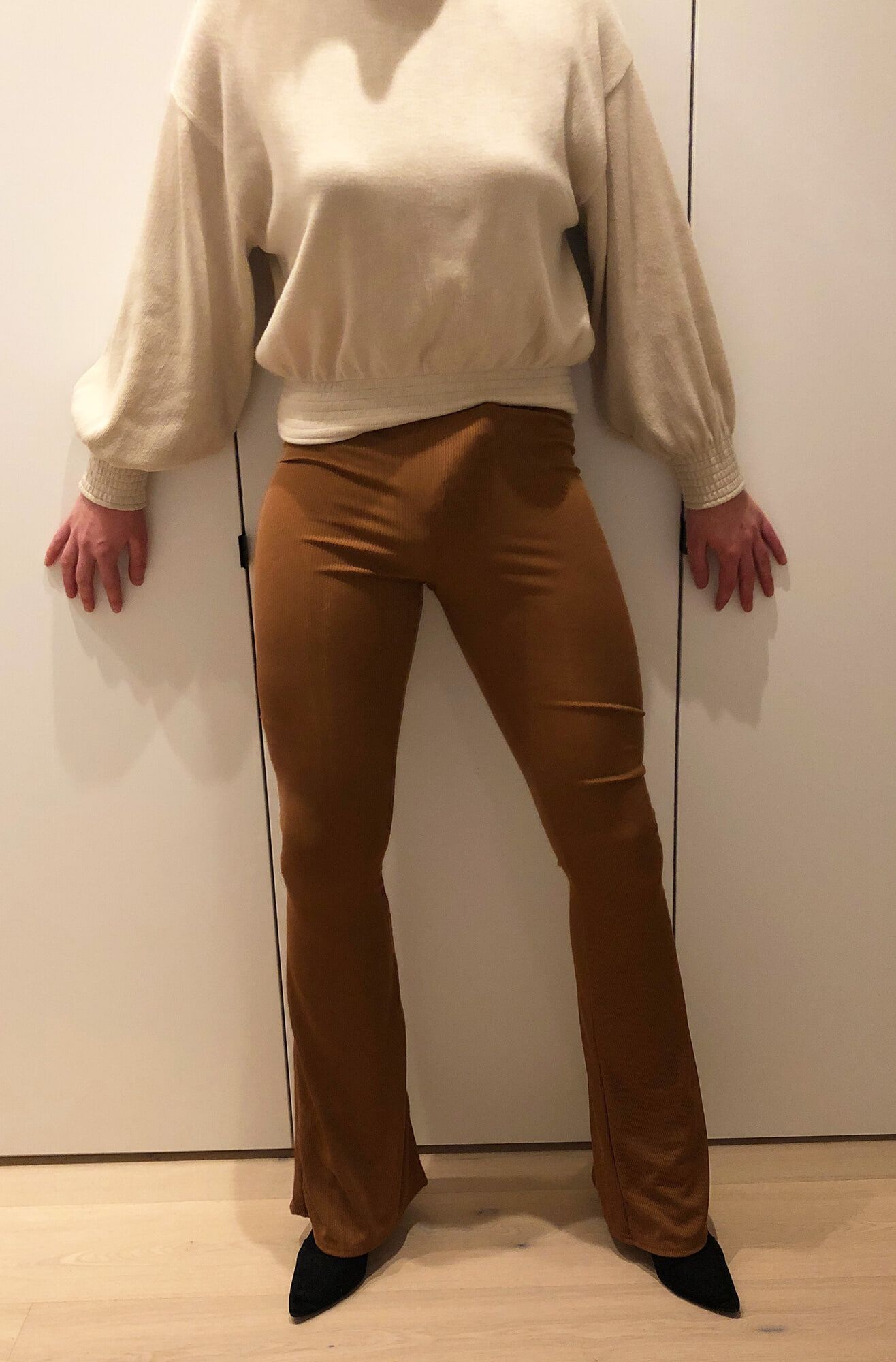 Brown stretch leggings #20
