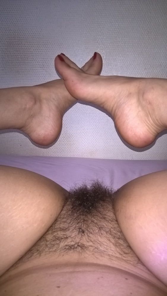 Hairy Mature Wife JoyTwoSex Feet #6