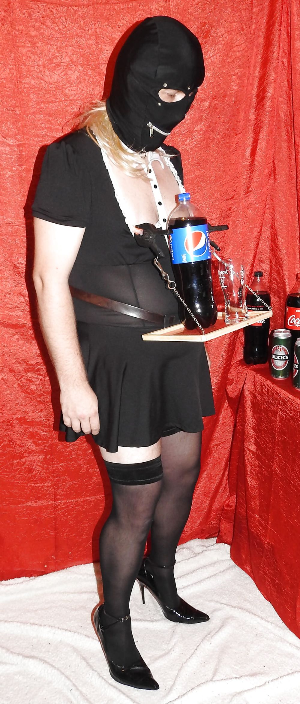 Sissy Maid Served Soft Drink #7