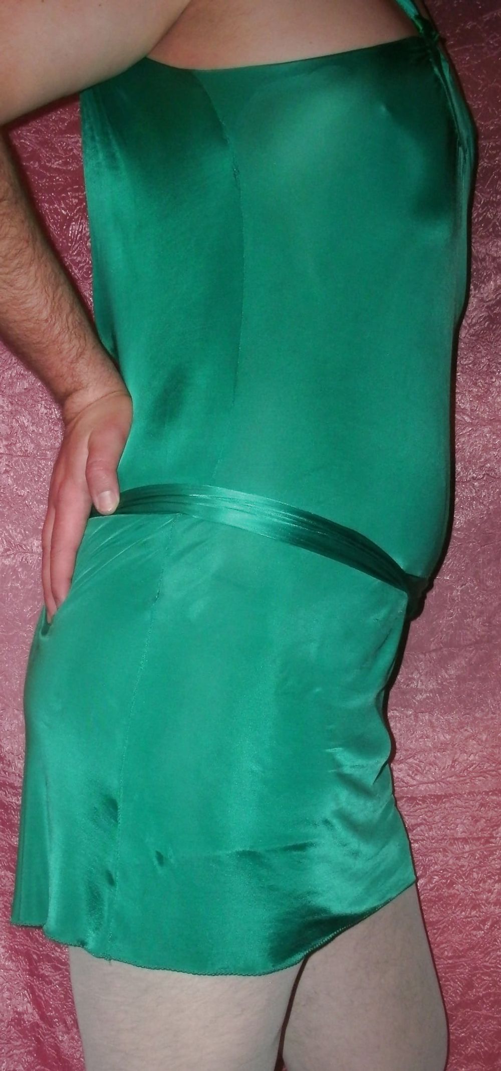  Sissy Boy Lovelaska - Sexy little green dress #3