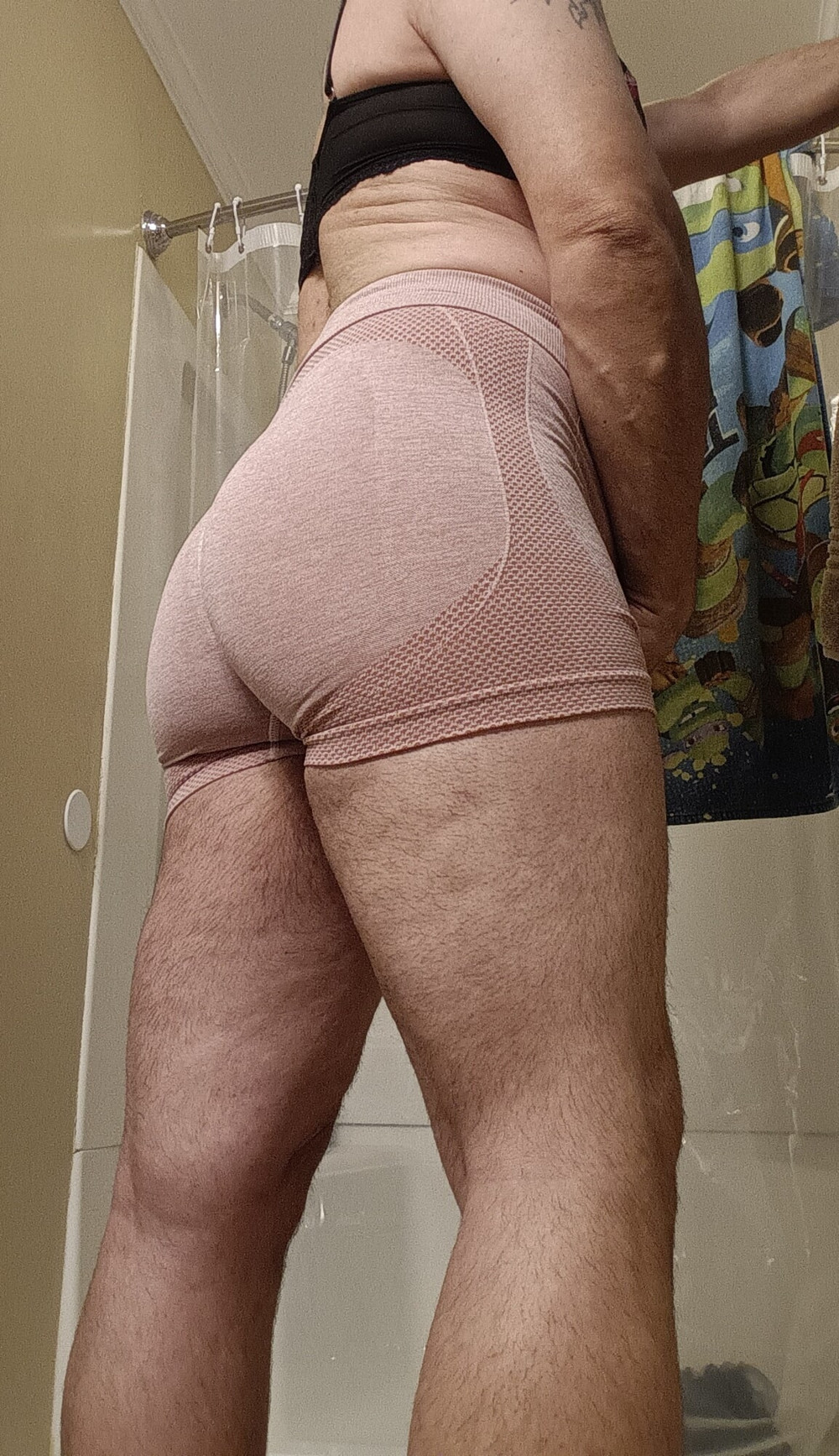 Ass looks so good in my little sexy shorts.... What do you t #5