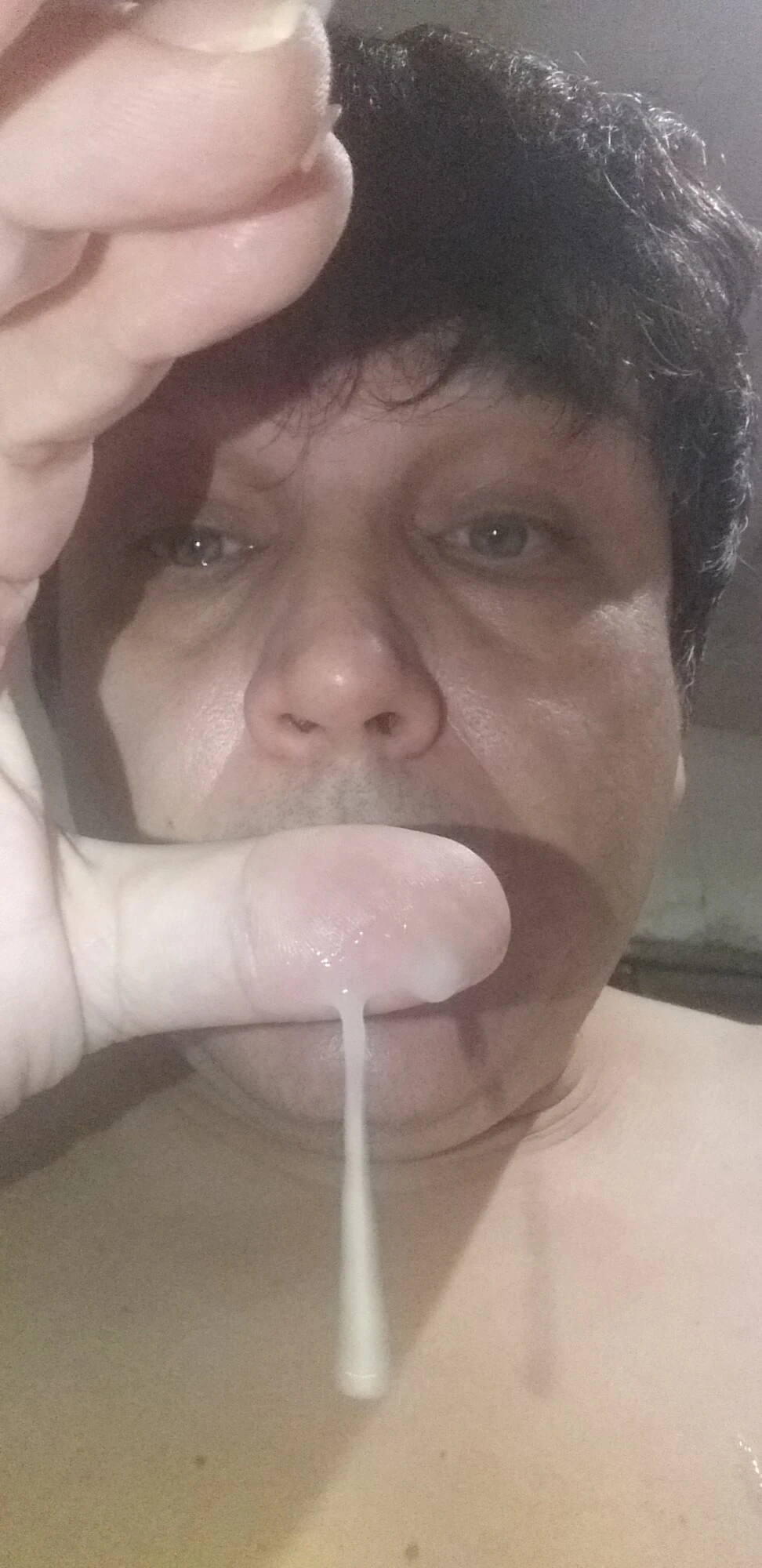Quase caiu esperma nos meus olhos #5