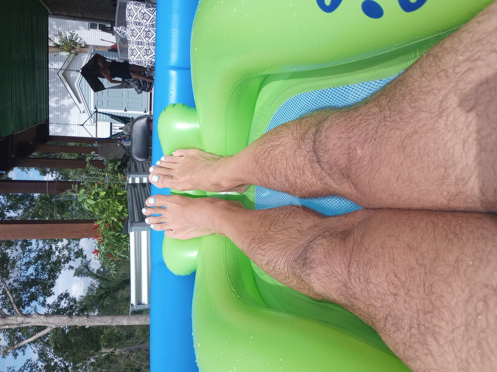 Showing off my man Pedi #5