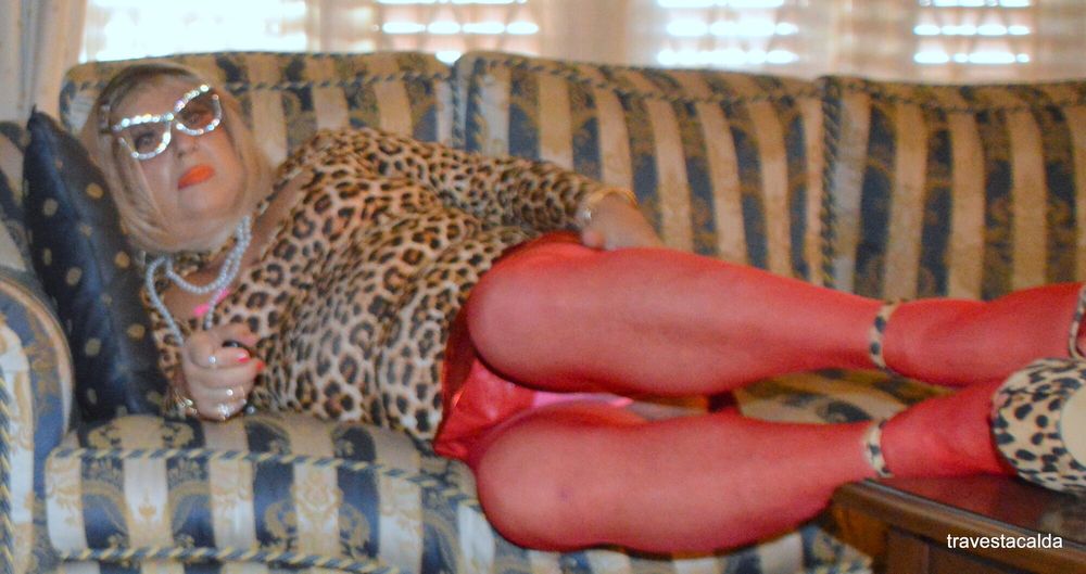 RED AND LEOPARD WHORE #3