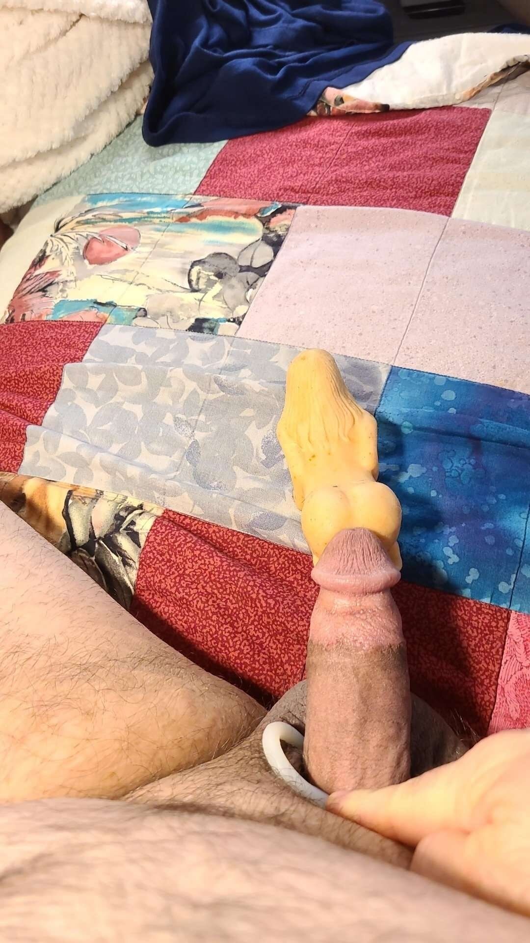 My new real nudes naked pictures with my sex toys cock ring  #2