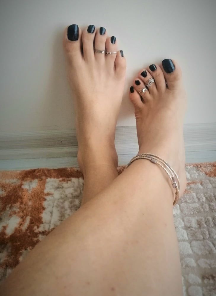 Sexy feet & Black nails #14