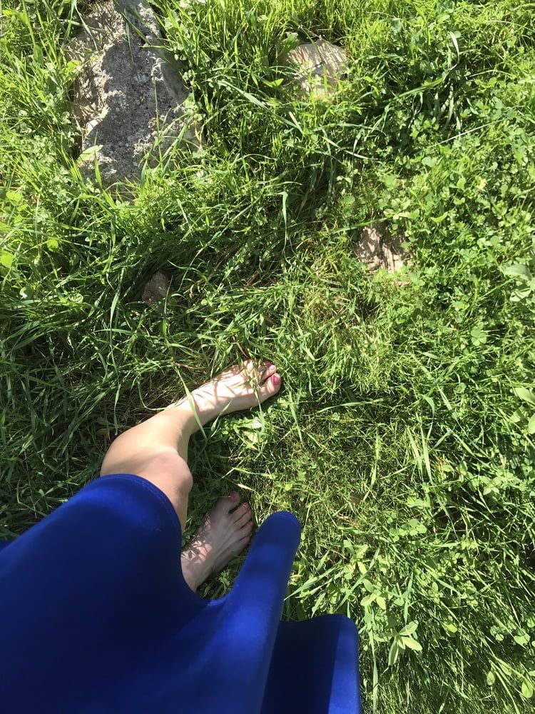 Blue dress and nature  #13