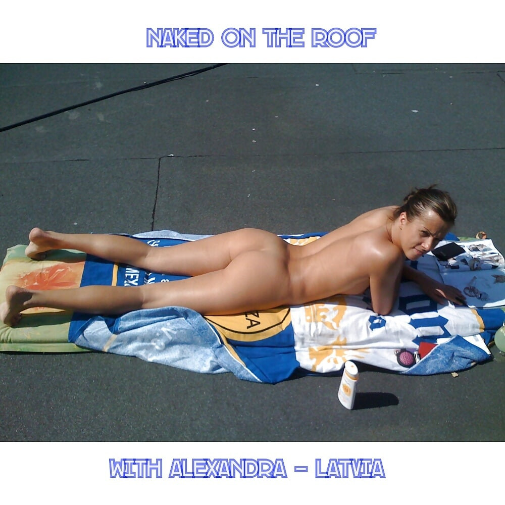 Alexandra on the roof