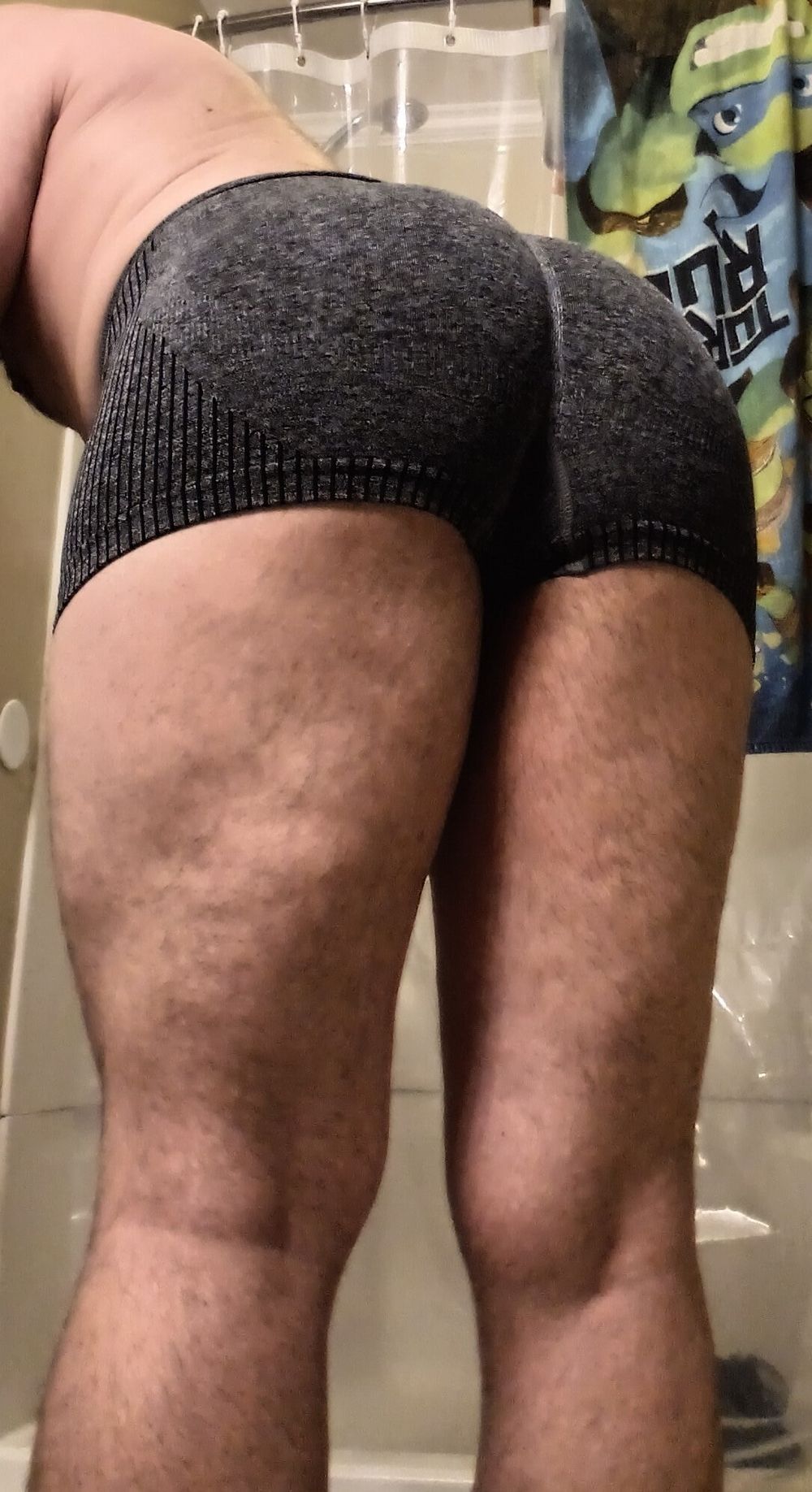 Ass looks so good in my little sexy shorts.... What do you t #21