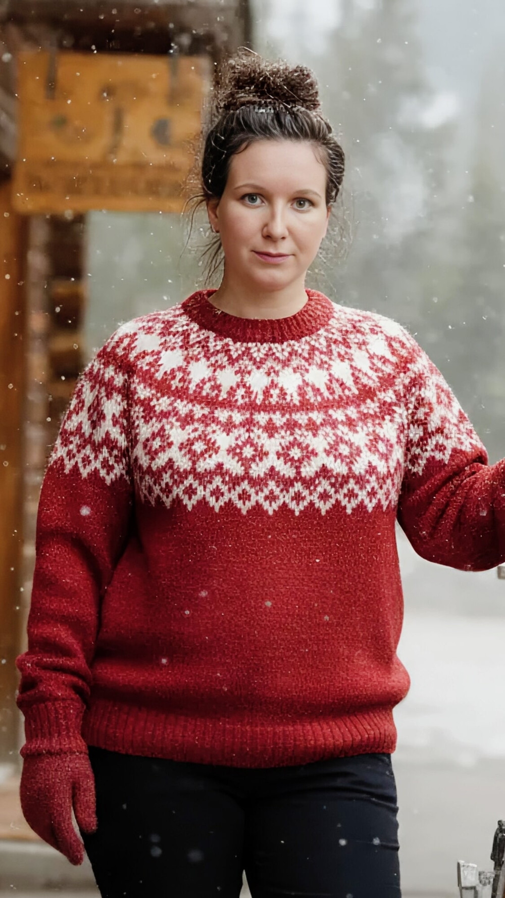 I wore my red sweater and was nude for my 61f soccer coach  #8