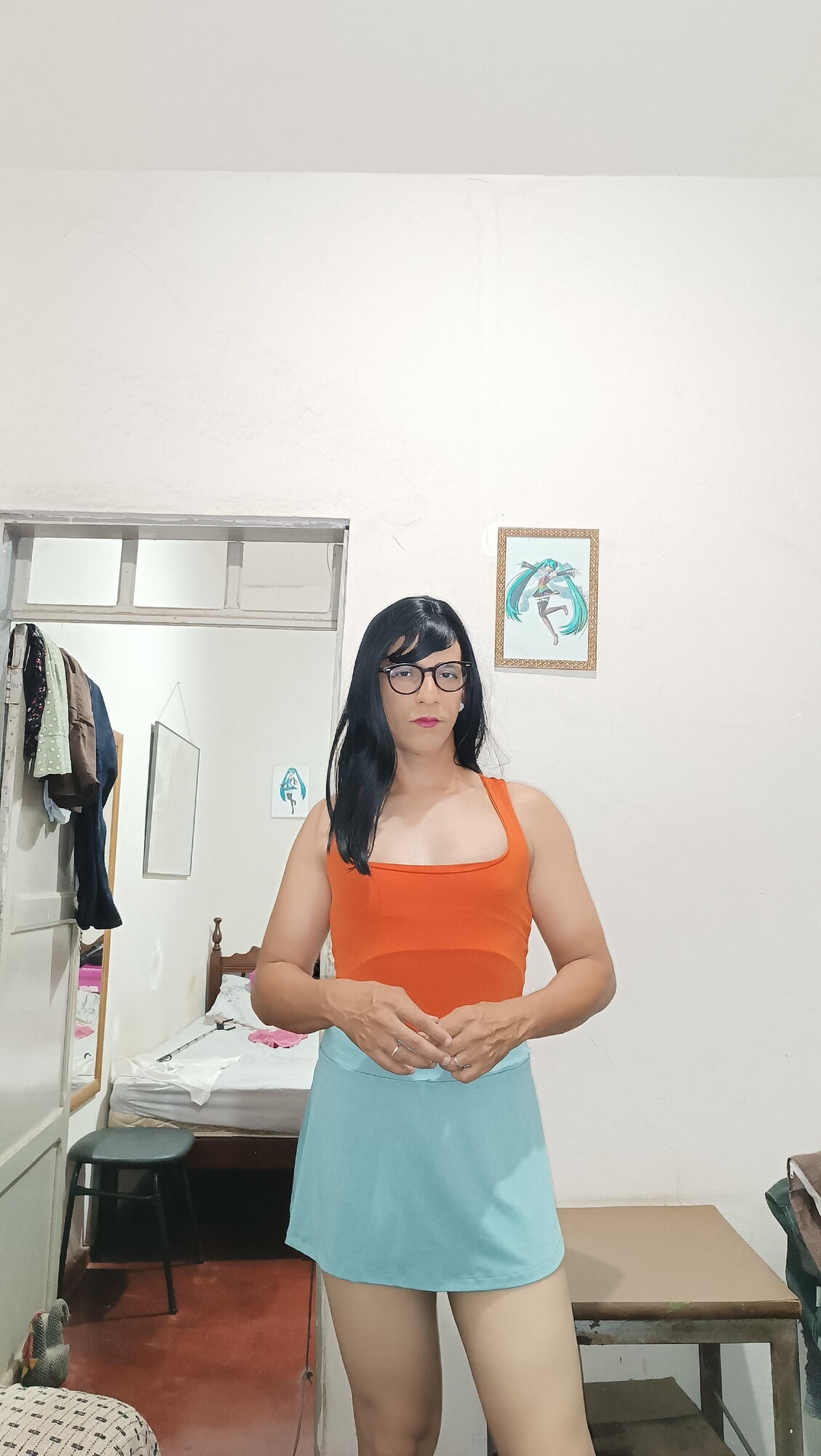 Sakura Bodysuit Orange Green Dresser  #14