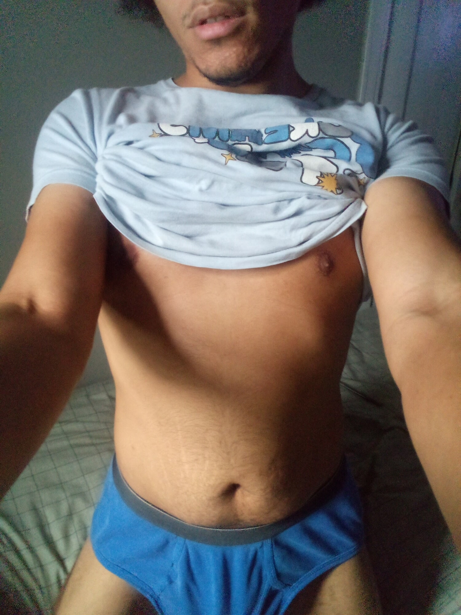 Light skin sissy bitch showing her body