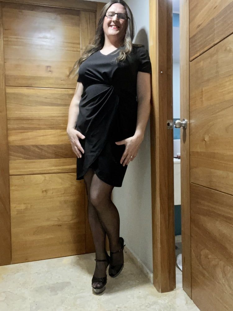 Sissy in black dress #56