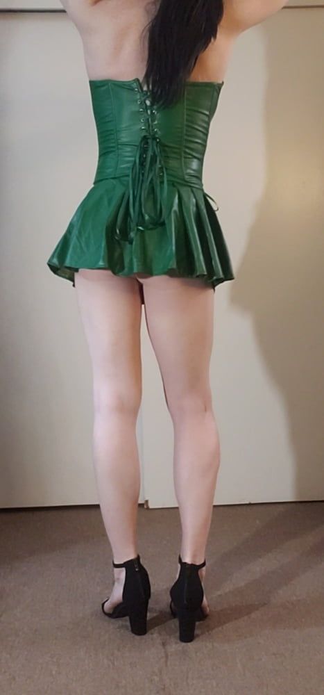 Green Corset Skirt #13