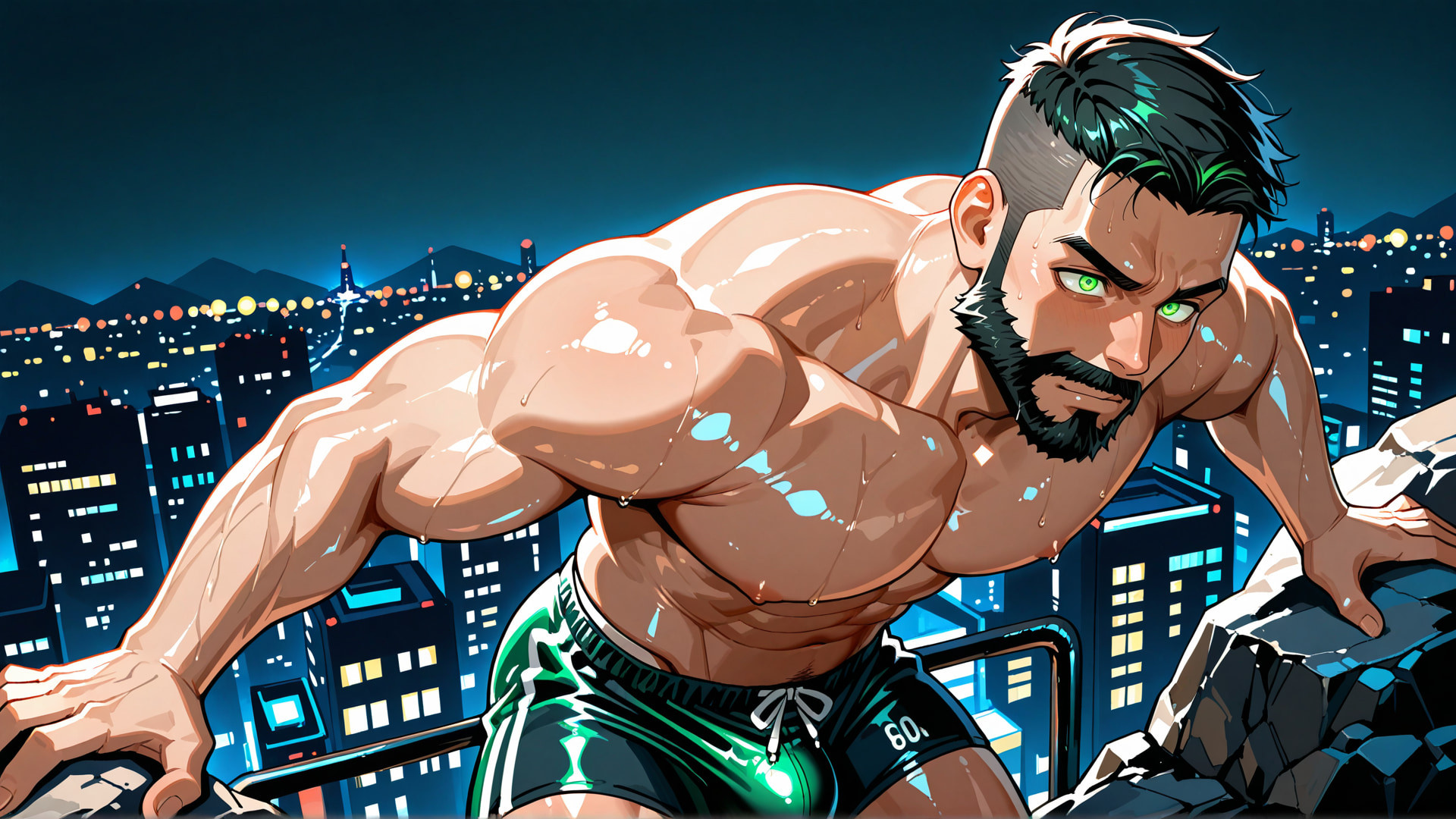 Gay Muscle Men AI XXX Porn